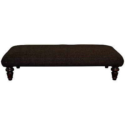 Tetrad Harris Tweed Lewis Footstool, Bracken/ Tan Tetrad Harris Tweed Lewis Footstool, Bracken/ Tan
